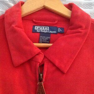 Polo by Ralph Lauren Men's Red Cotton Light Weight Jacket - Large - Never Worn
